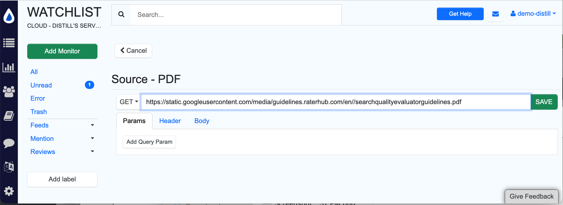 Enter PDF URL